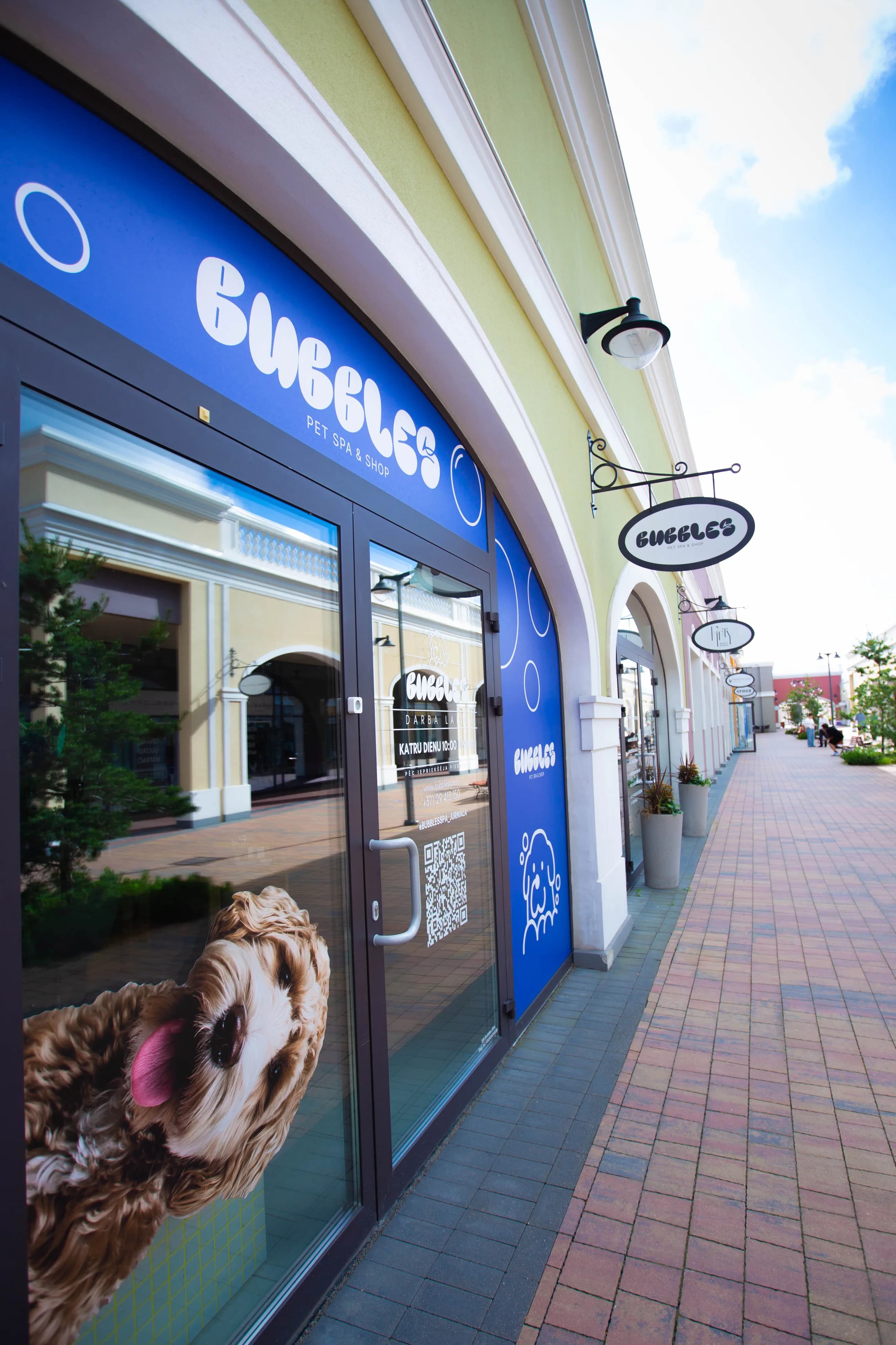 Bubbles SPA ieeja Via Jurmala Outlet Village